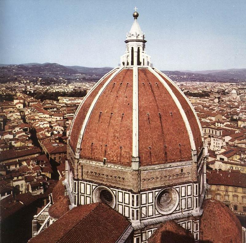 BRUNELLESCHI, Filippo Dome of the Cathedral  dfg